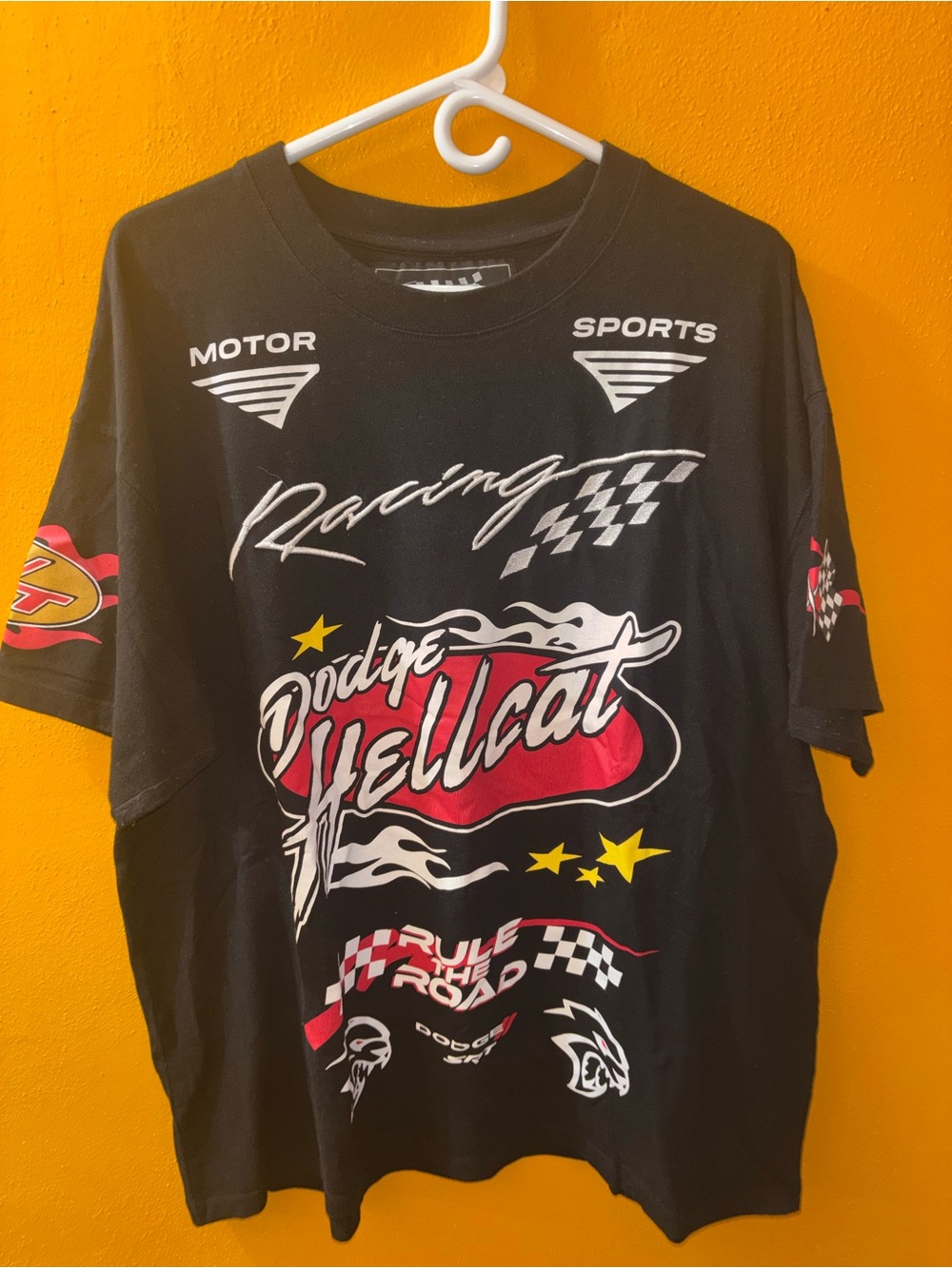 Dodge Hellcat Racing Graphic Short Sleeve Tee - Black
